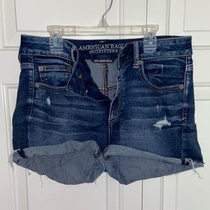 American Eagle Women’s High-Rise Jean Shorts Size 10